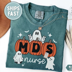 MDS Nurse Halloween Shirt Halloween MDS Nurse Shirt MDS Halloween Shirt Minimum Data Set Nurse Shirt Spooky Mds Nurse Tshirt Mds Pumpkin Tee