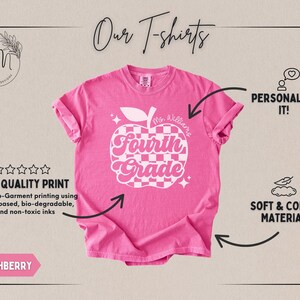 Fourth Grade Teacher Shirt Fourth Grade Shirt Custom Fourth Grade Tshirt 4th Grade Team Personalized Teacher 4th Grade Shirt image 2