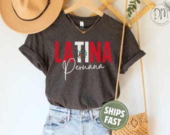 Peruana Shirt, Peru Shirt, Peruana Gift, Peruvian Shirt, Peruana AF, Latina Shirt, Lima Peru,Latin America,Peruvian Gift,Regalo Para Peruana