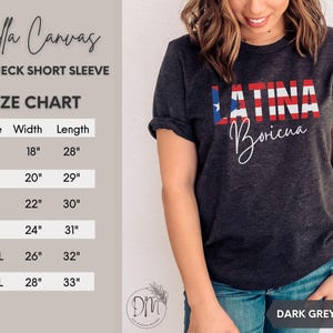 Boricua Shirt, Latina Shirt, Boricua AF, Gift for Puertorriqueña, Puerto Rico, Poderosa Shirt, Latina Feminist, Wepa Shirt Puerto Rican Gif afbeelding 6