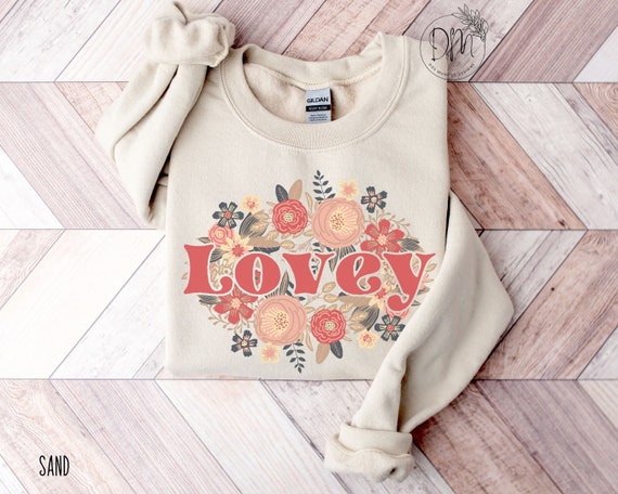 Floral Lovey Sweatshirt Wildflowers Lovey Sweatshirt Blessed - Etsy