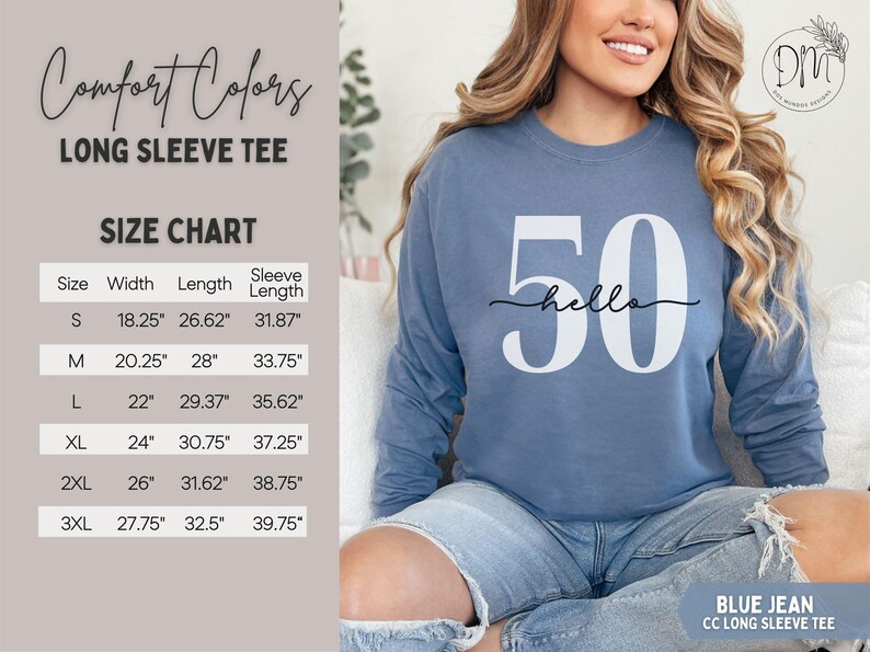 50 Birthday Shirt Hello 50 Shirt 50th Birthday Gift for 50th birthday 1976 T-shirt 50th Birthday Tee Hello 50 T-Shirt Chapter 50 Tshirt image 9