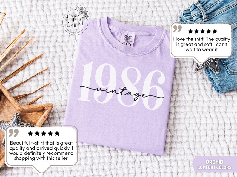 1986 Shirt Vintage 1986 T-shirt 40th Birthday Shirt 40th Birthday Gift for 40th birthday 1986 Tee 1986 Birthday Tee Established 1986 Shirt image 4