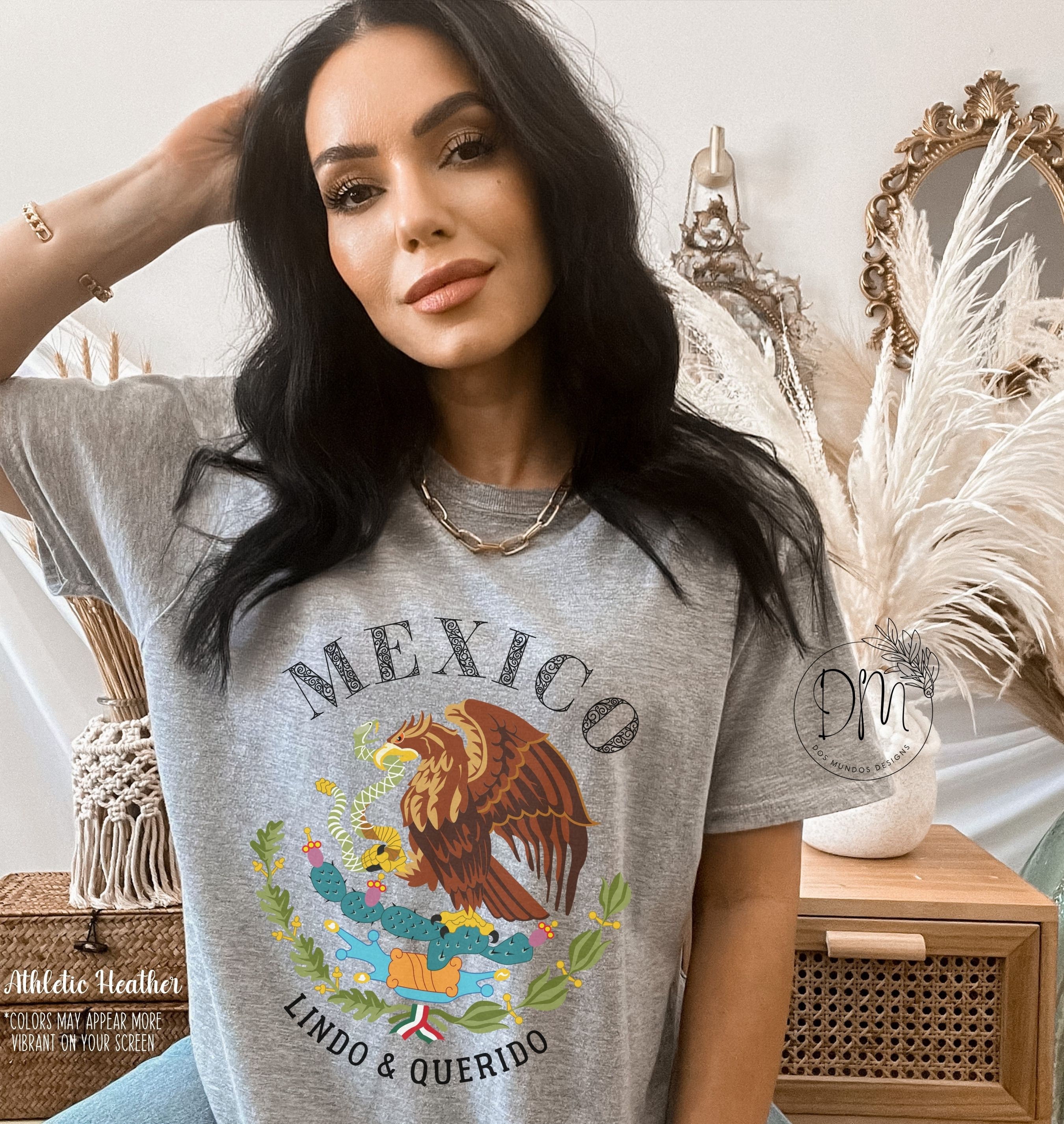 Mexico Shirt Mexico Lindo Y Querido Mexican Flag Etsy