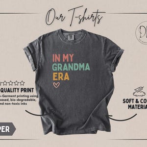 Camiseta de abuela. Camiseta de la era de mi abuela. Camiseta de abuela. Regalo de abuela para abuela. Regalo del Día de la Madre. La mejor camiseta de abuela. Camiseta de abuela. imagen 2
