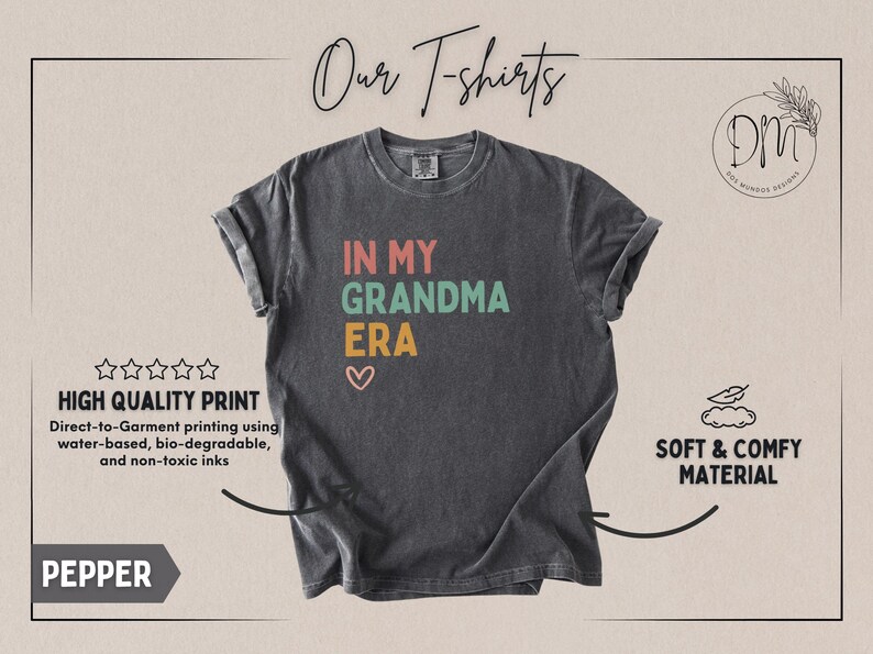 Camiseta de abuela. Camiseta de la era de mi abuela. Camiseta de abuela. Regalo de abuela para abuela. Regalo del Día de la Madre. La mejor camiseta de abuela. Camiseta de abuela. imagen 2