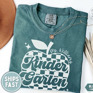 Kindergarten Teacher Shirt Kindergarten Shirt Custom Kindergarten Tshirt Kindergarten Team Personalized Teacher Kinder Shirt
