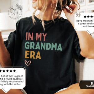 Camiseta de abuela. Camiseta de la era de mi abuela. Camiseta de abuela. Regalo de abuela para abuela. Regalo del Día de la Madre. La mejor camiseta de abuela. Camiseta de abuela. imagen 6