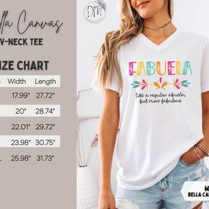 Fabuela Shirt, Floral Abuela Tshirt, Abuelita Shirt, Abuela Life, Gift for Abuela, Dia De Las Madres, Regalo Para Abuela, Gift for Abuelita image 9