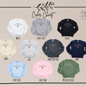 Nieta de Inmigrantes Sweatshirt, Granddaughter of Immigrants sweatshirt, Dreamer Sweatshirt Pro Immigration Sweater No Human is Illegal image 5
