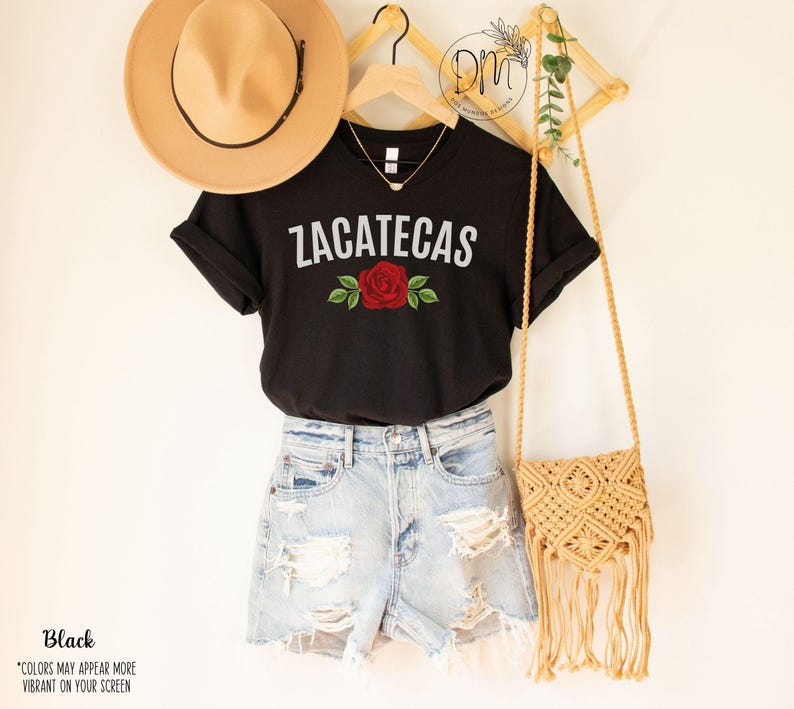 Zacatecas Shirt, Zacatecas Mexico, Mexican Sweatshirt, Gifts for Mexican Women Ropa Para Mujer Zacatecana Mexicana AF Mexican Girlfriend Black
