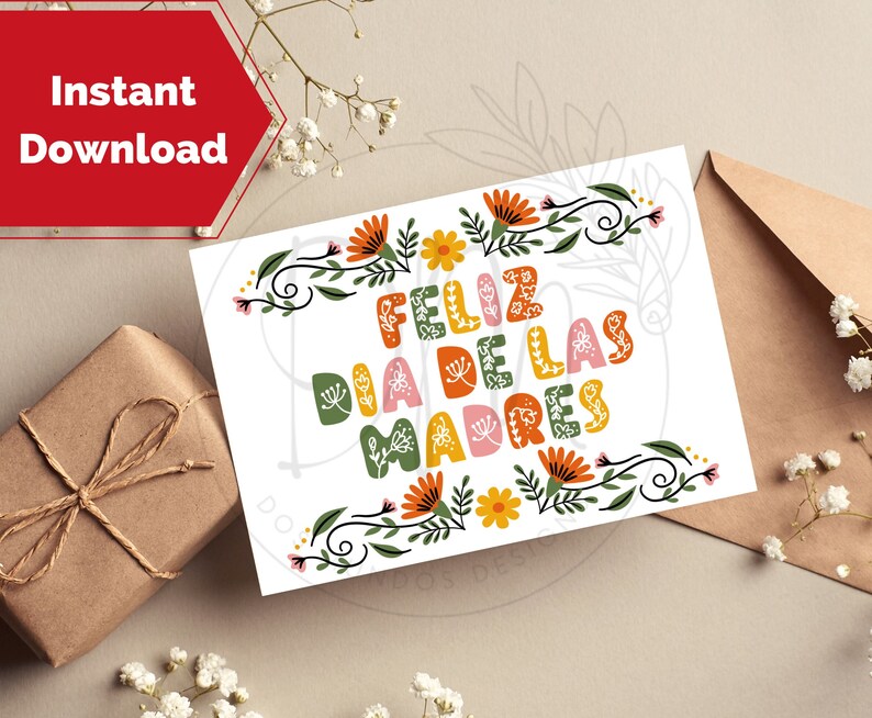 PRINTABLE Feliz Día De Las Madres Card IMPRIMIBLE Tarjeta Dia - Etsy Canada