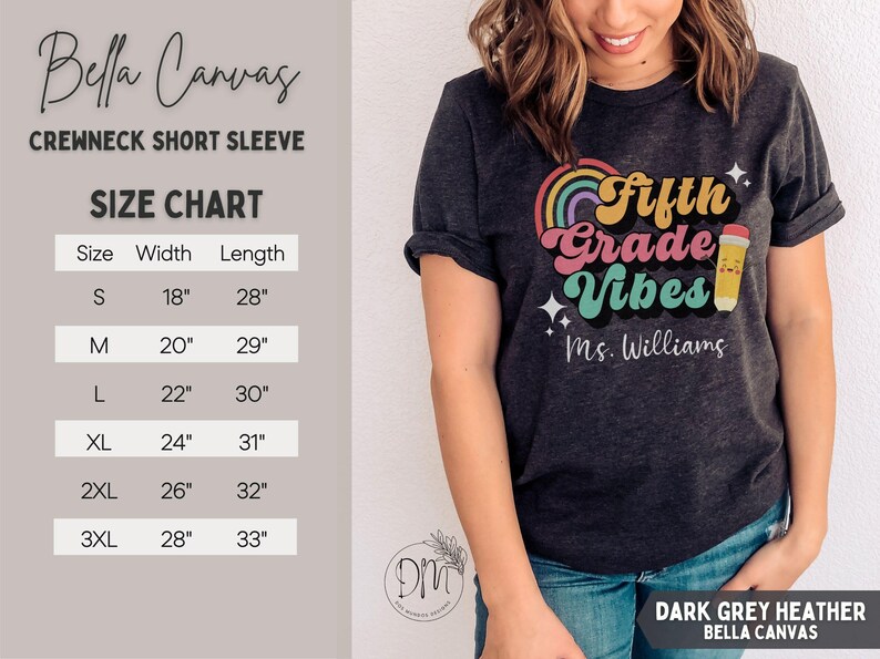 Fifth Grade Shirt Fifth Grade Teacher Shirt Custom Fifth Grade Tshirt 5th Grade Team Personalized Teacher 5th Grade Shirt 5th Grade Vibes imagem 9