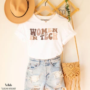 Women in Tech Shirt, Retro Technology Shirt, Girls Who Code, Female Software Engineer, Steminist, Programmer, Coding Gift, Female Engineer,