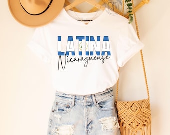 Nicaraguense Shirt, Latina Shirt, Nicaragua Womens Tee, Gift for Nicaraguan, Regalo Para Nicaraguense, Nicaragua, Hispanic Heritage Month