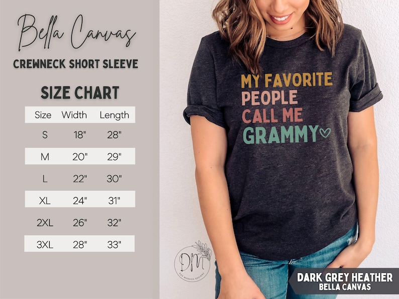 Grammy Shirt My Favorite People Call Me Grammy Shirt Grammy Gift for Grammy Mothers Day Gift Best Grammy Shirt Grammy T-Shirt image 9