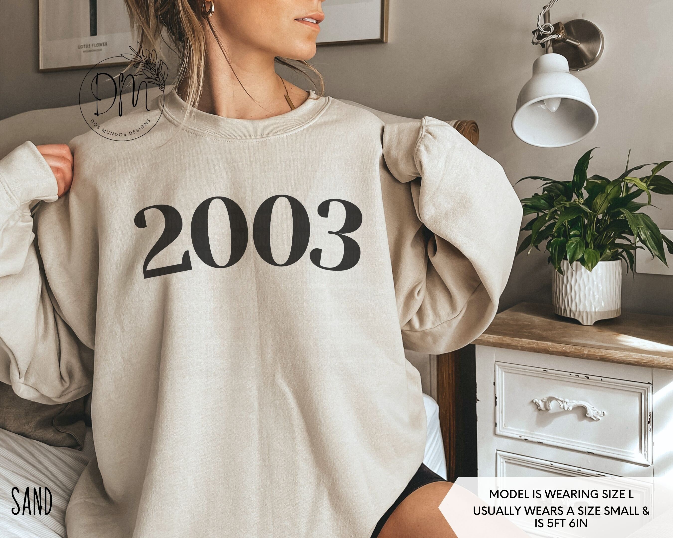Custom 2002 Sweatshirt or Hoodie for 20th Birthday -  Canada