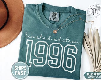 1996 Shirt Limited Edition 1996 T-shirt 30th Birthday Shirt 30th Birthday Gift for 30th birthday 1996 Birthday Tee Established 1996 Shirt