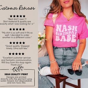 Nash Birthday Bash Shirts, Nash Bash Shirt, Nashville Birthday Shirts, Nashville Girls Trip Matching Shirts, Nash Bash Weekend Trip Shirts Bild 2