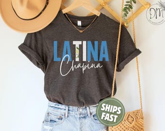 Chapina Shirt, Latina Shirt, Guatemalteca Shirt, Guatemala Shirt, Chapina AF, Latina AF Shirt, Gift for Chapina, Hispanic Heritage Month Tee
