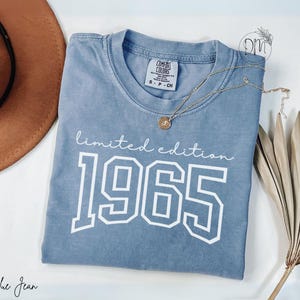 Comfort Colors 1965 Shirt 1965 T-shirt 60th Birthday Shirt Est 1965 Tshirt 1965 Limited Edition Shirt 60th Birthday Gift for 60th birthday