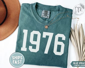 1976 Shirt 50th Birthday Shirt 50th Birthday Gift for 50th birthday 1976 T-shirt 1976 Birthday Tee Hello 50 Shirt Established 1976 Shirt