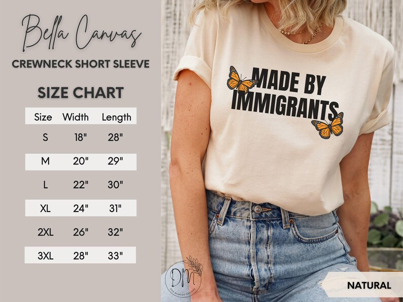 Made By Immigrants Shirt, Mexican American, Daughter of Immigrants, Immigration Shirt, No Human is Illegal, DACA Immigrant, Educated Latina immagine 6