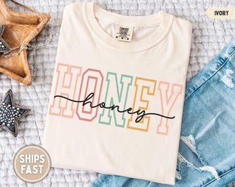 Camiseta Honey Camiseta Honey Camiseta Honey Camiseta Honey Regalo Honey para Honey Regalo del Día de la Madre La mejor camiseta Honey Ascendido a Honey