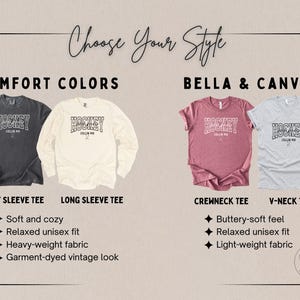 Custom Hockey Mom Shirt Personalized Hockey Mom Shirt Hockey Mom Gift for Hockey Mom Mothers Day Gift Hockey Mama Shirt Hockey Game Day tee image 3