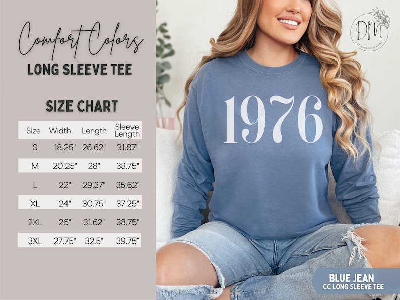 1976 Shirt, 50th Birthday Shirt, 1976 T-shirt, 1976 Birth Year Shirt, Hello Fifty Shirt, Vintage 1976 Shirt, Est 1976 Tee 1976 Birthday Gift image 10