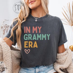 Comfort Colors Grammy Shirt In My Grammy Era Shirt Grammy TShirt Grammy Gift for Grammy Mothers Day Gift Best Grammy Shirt Grammy T-Shirt
