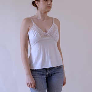 Vanity Fair Lace Camisole Slip Tank Top