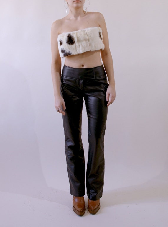 Antique Fur Crop Tube Top