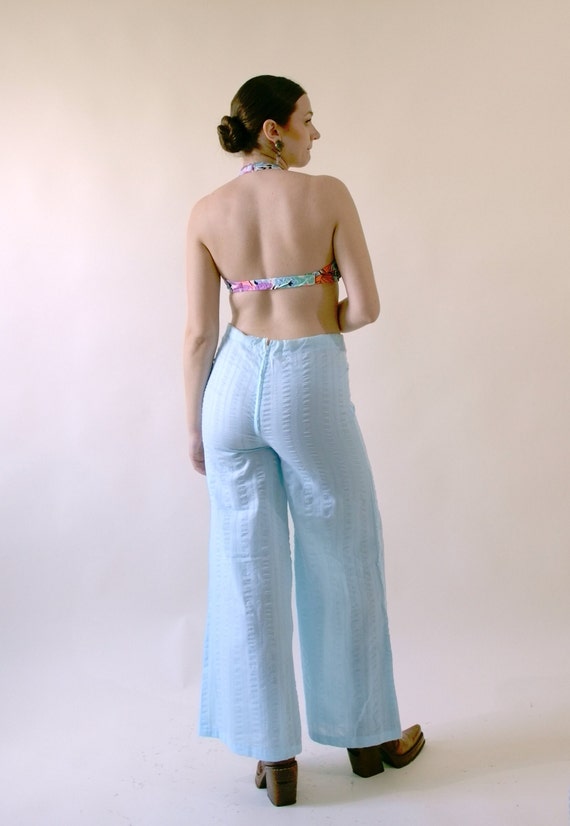 Light Weight 70s Summer Pants Beach Wear - image 4