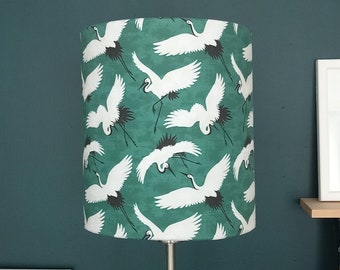 Lamp shade - Dancing Cranes