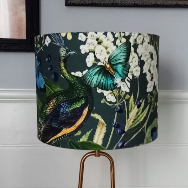Lamp shade - Peacock