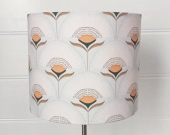 Lamp shade - Aara in sky blue