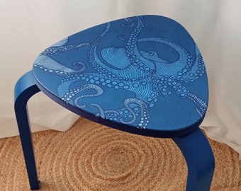 The little stool that could - Sentient in Ocean Blue