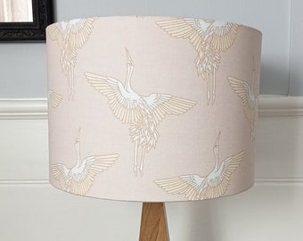 Lamp shade - Dancing Cranes