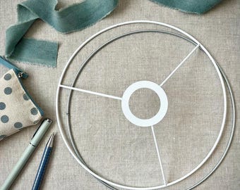 Lampshade drum frames