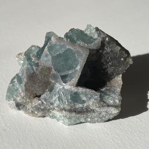 Druzy Cubic Fluorite Crystal Piece bild 1