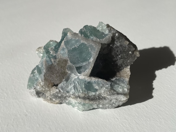 Druzy Cubic Fluorite Crystal Piece