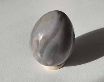 Pastel Banded Agate Egg