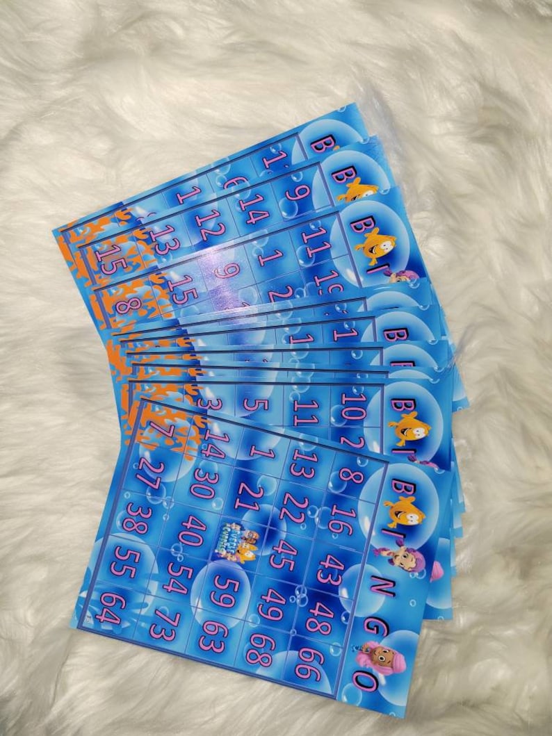 Custom Bingo Cards Etsy