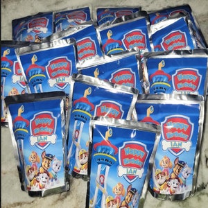 Custom/Personalized Juice Pouch Labels