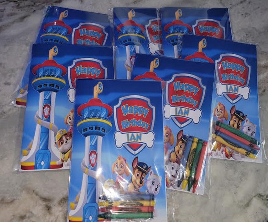 Personalized Coloring Book Party Favor Etsy