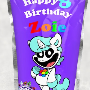 Custom/Personalized Juice Pouch Labels