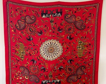 HERMÈS CARRE KANTHA Fular en soie