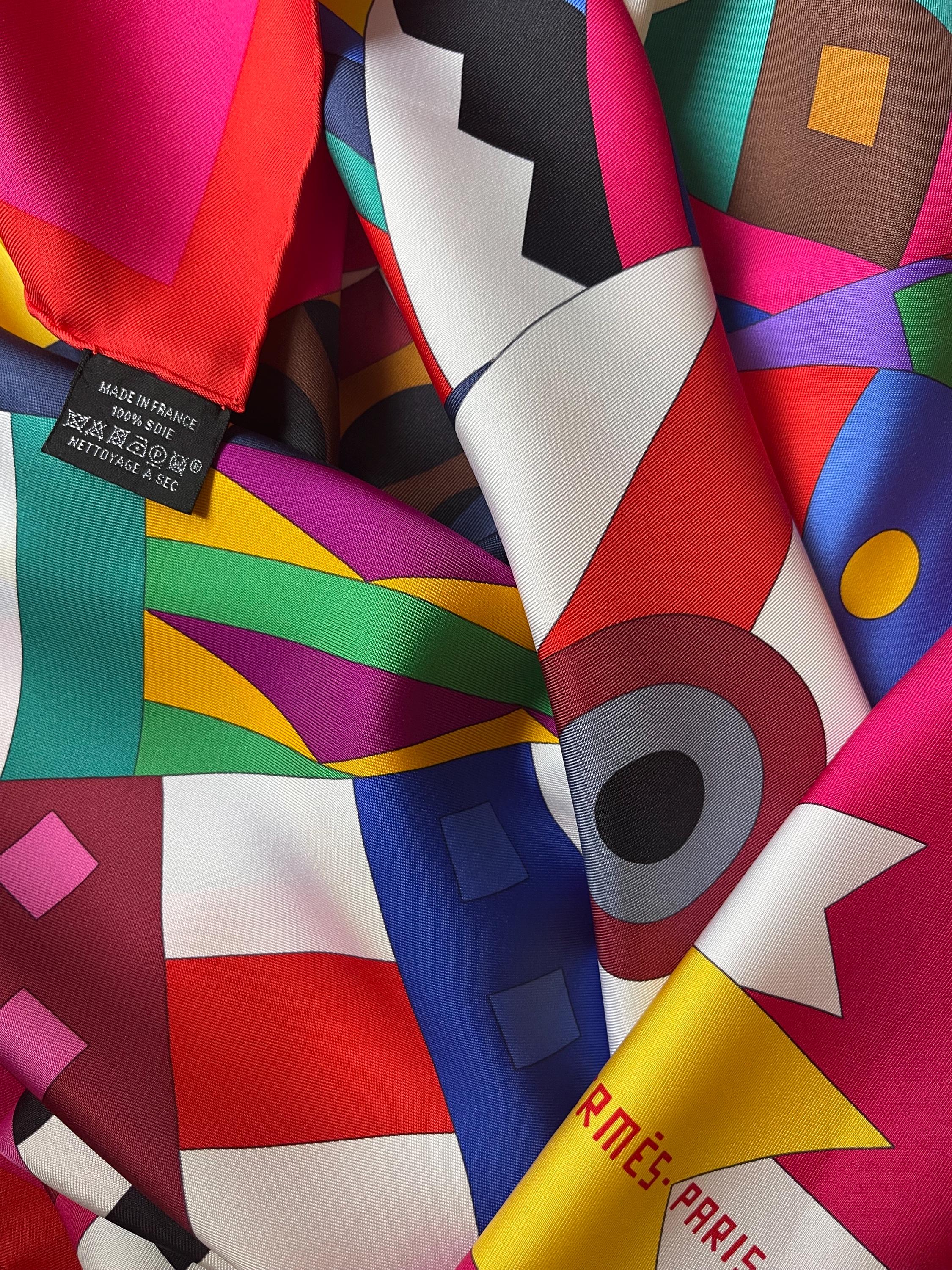 HERMÈS CHEVAL De FÊTE Silk Scarf 2021 Designed by Jan Bajtlik - Etsy