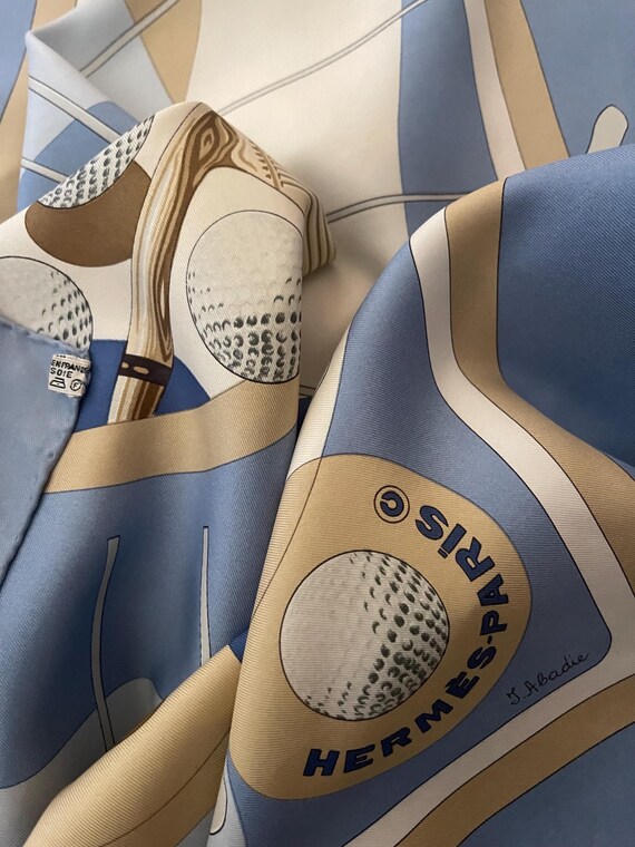 HERMES SWING 1979 Julie Abadie Silk Scarf - Etsy